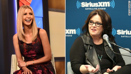 Trump foe Rosie O'Donnell ran into Ivanka Trump at dinner