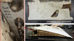 Left outboard flap trailing edge section confirmed as MH370 debris.