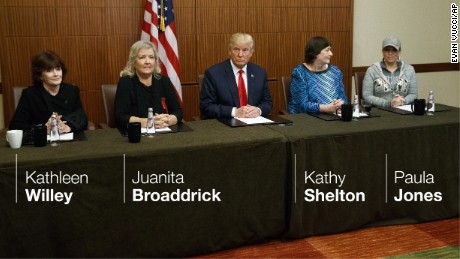 Team Trump wanted to put Bill Clinton accusers in family box