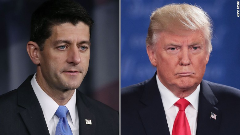 Trump trashes Ryan: ‘I don’t want his support’