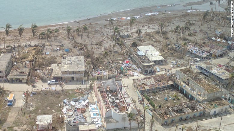 Towns along Haiti&#39;s southwestern coast were devastated by the hurricane.