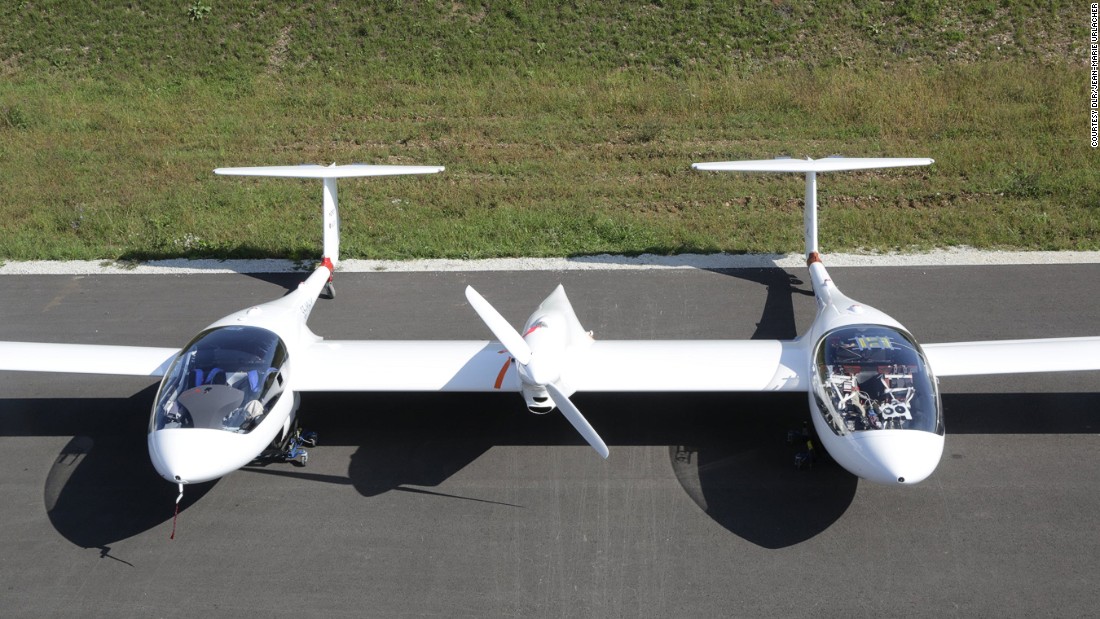 The plane that runs on controlled explosions