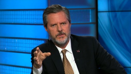 Some Liberty University students rebel against Falwell over Trump