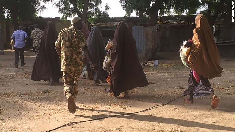 Some of the Chibok girls go free Thursday after being handed over to Nigerian authorities.