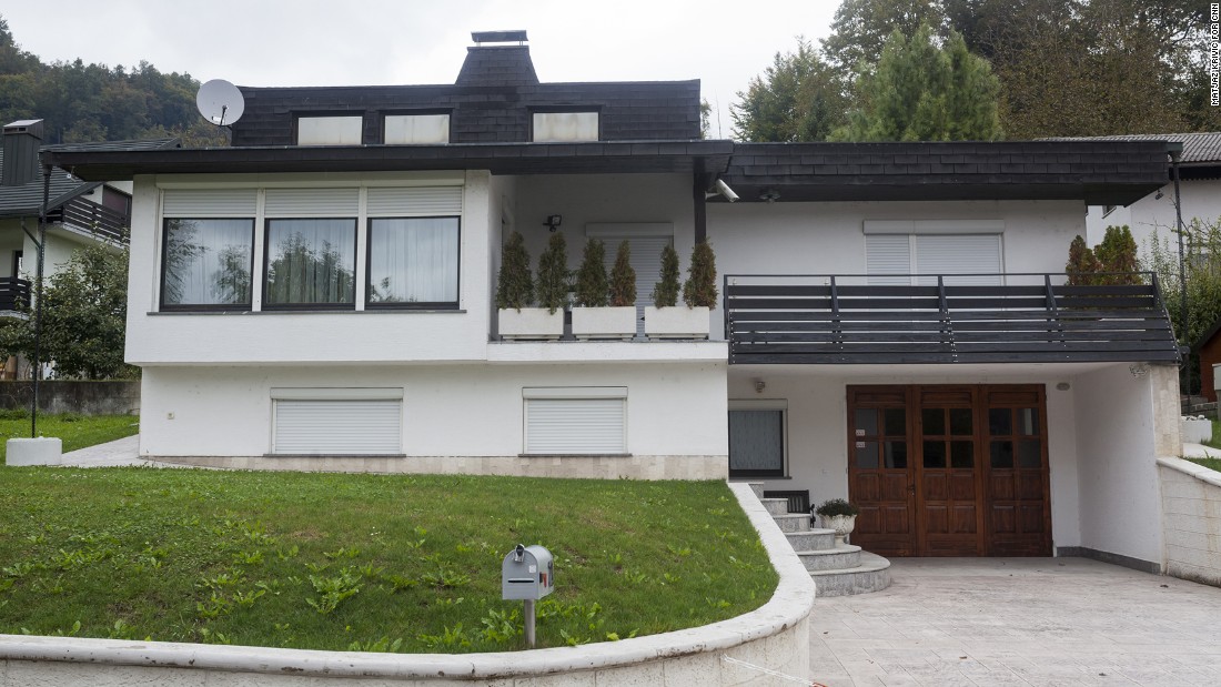 La familia de Melania todavía tiene una casa en Eslovenia, pero raras veces se les mira en la propiedad.