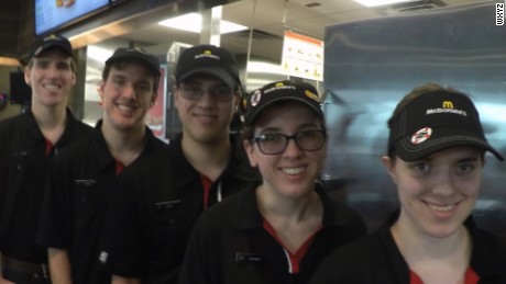 Quintuplets all work in the same McDonald's restaurant - CNN