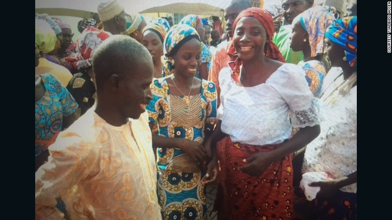 Jubilation for some of the Chibok girls and their families.