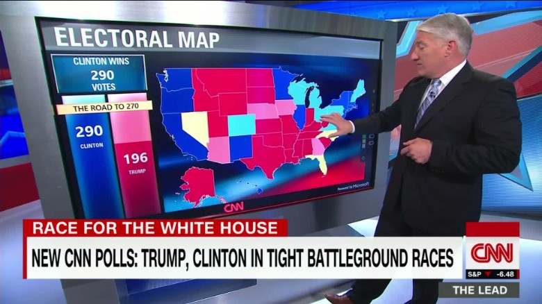 road to 270 battleground states tight races polls magic wall king lead_00023519