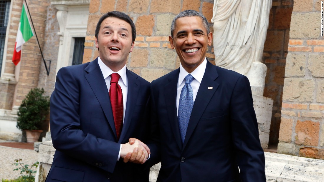 Obama looks to lift Italy's Renzi to cement agenda in Europe