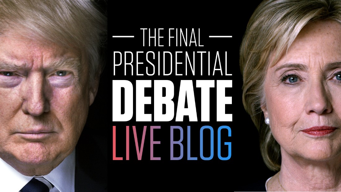 Presidential debate live