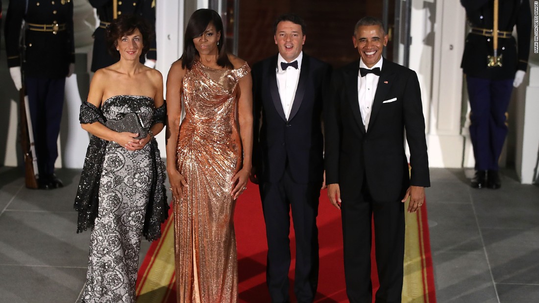 Michelle Obama STUNS at final State Dinner
