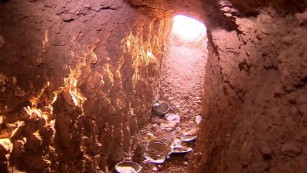 Exploring ISIS tunnels near Mosul