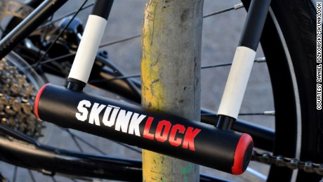 Skunklock the new lock that fights back