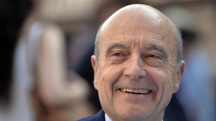 French presidential candidate Alain Juppe