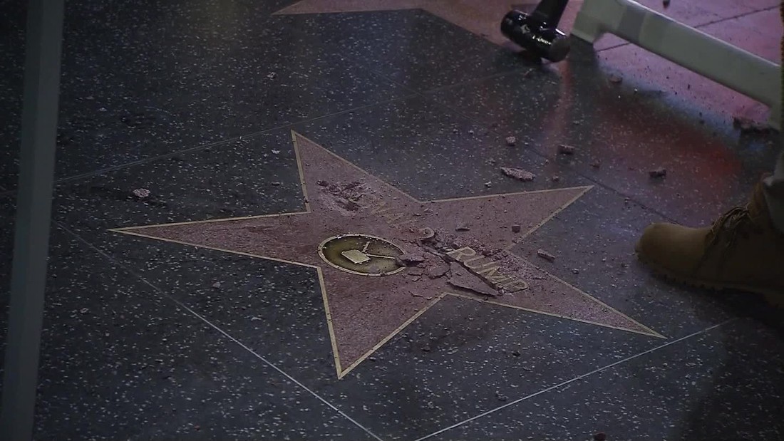 Donald Trump Star Vandalized Lapd Investigating