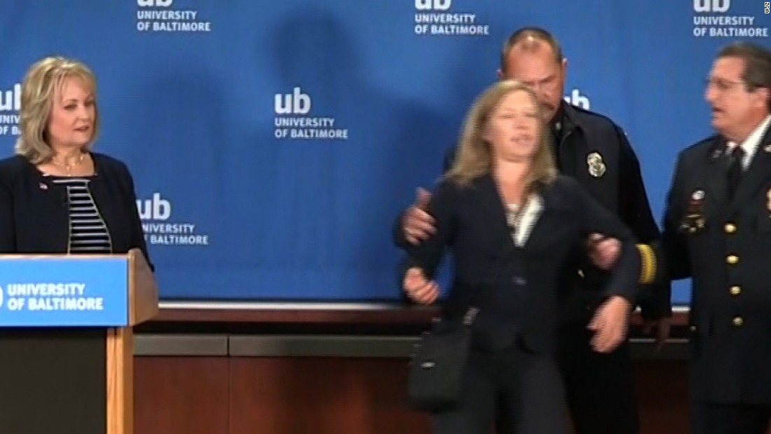 Green Party candidate disrupts US Senate debate in Maryland