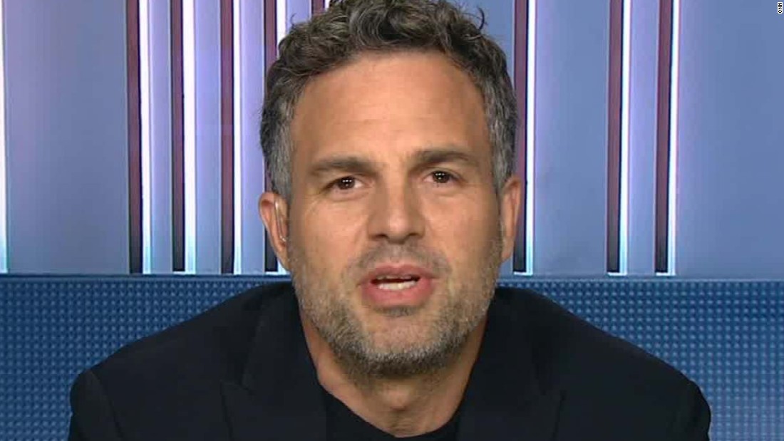 Mark Ruffalo protests with tribe
