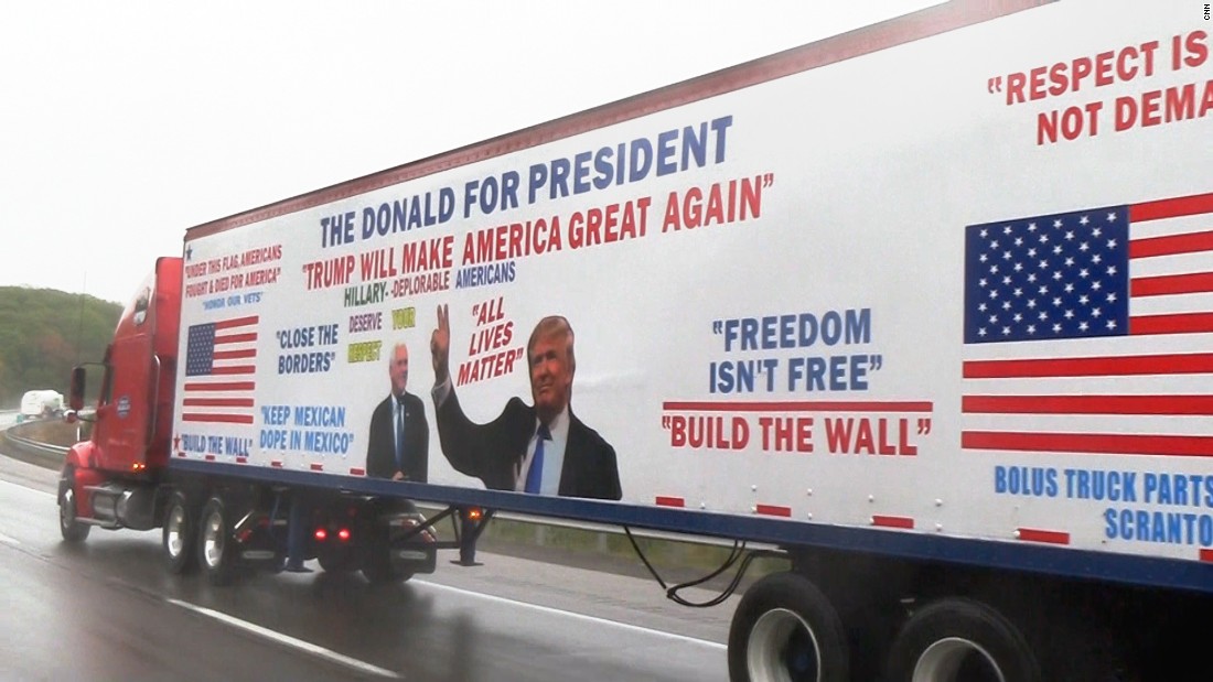 Why this ex-con trucker set up a campaign office for Donald Trump