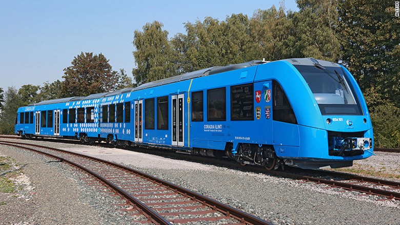 The world&#39;s first hydrogen-powered emission-free train, the Coradia iLint from Alstom, is set to go into service in Germany at the end of 2017.