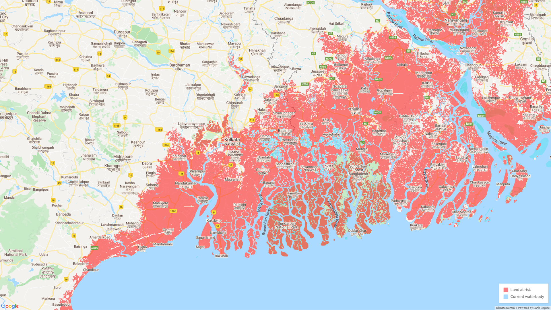 Rising sea levels could submerge entire cities worldwide by 2050