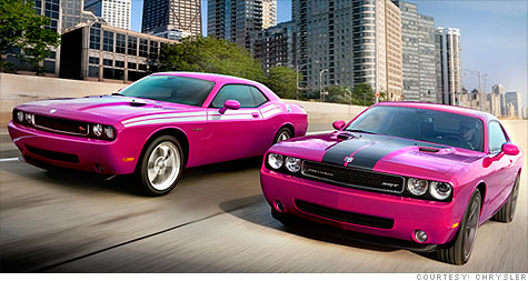 The bright purple cars from the still struggling Chrysler Group