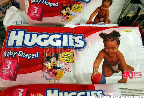 Prices on Huggies diapers could go up by as much as 7% this summer due to rising raw material costs.