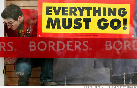 Borders to liquidate remaining stores - Jul. 18, 2011