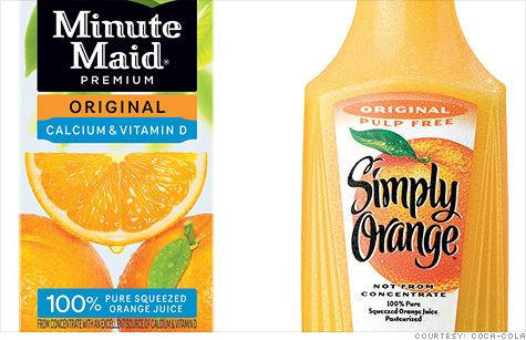 Coca-Cola alertó sobre la presencia de fungicida en jugos de naranja