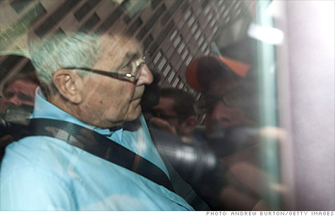 Peter Madoff, shown here after he was taken into custody by the FBI, pleaded guilty on Friday to helping his brother Bernard cover up his massive Ponzi scheme.