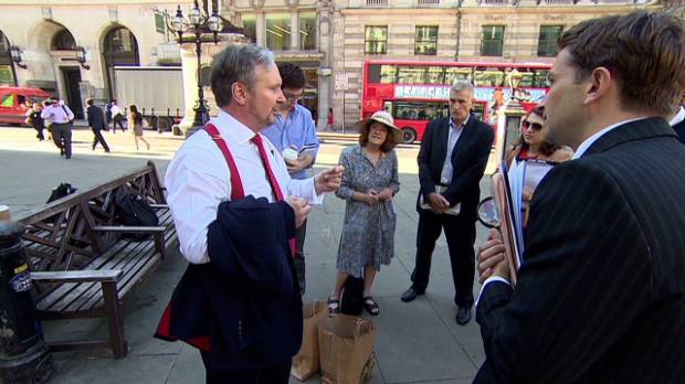Take a tour of London's financial crisis
