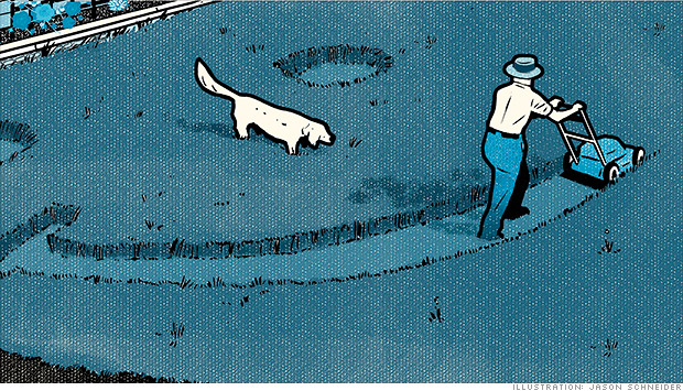 mow, lawn