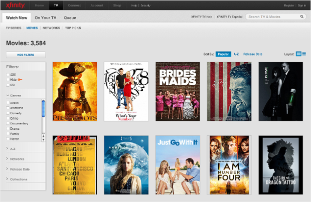 video streaming comcast xfinity