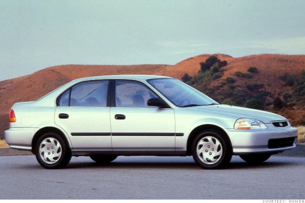 1995 Honda civic most stolen car #4