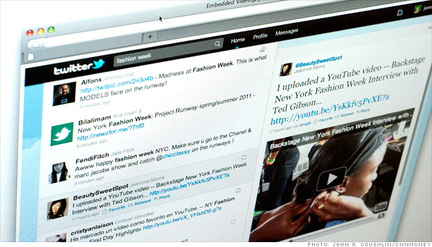 twitter page