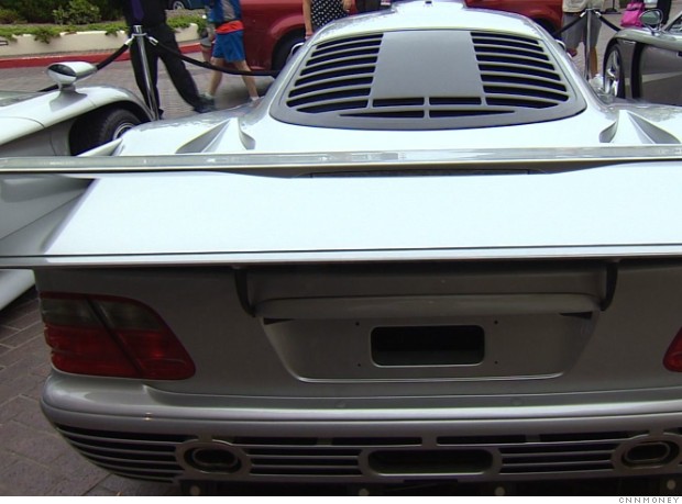 mercedes clk gtr rear