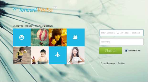 china social tencent weibo