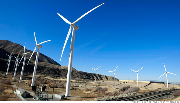 wind turbine green stimulus