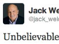 Welch can't take the heat: I quit