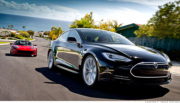 tesla model s and roadster