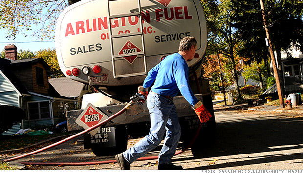 oil heating truck