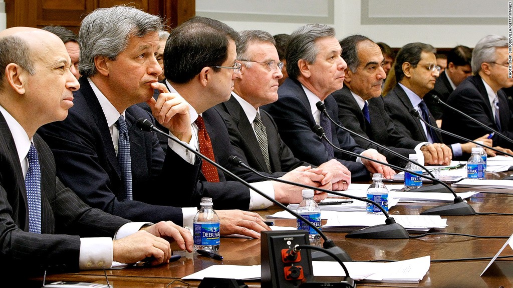 Bailout Ceos Only 2 Survive On Wall Street 