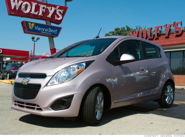 Chevrolet Spark - Crazy Colors A Hit On Small Cars - Cnnmoney