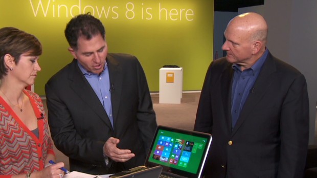 Microsoft & Dell CEOs show off Windows 8