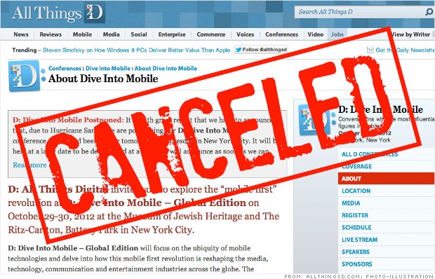 tech events canceled