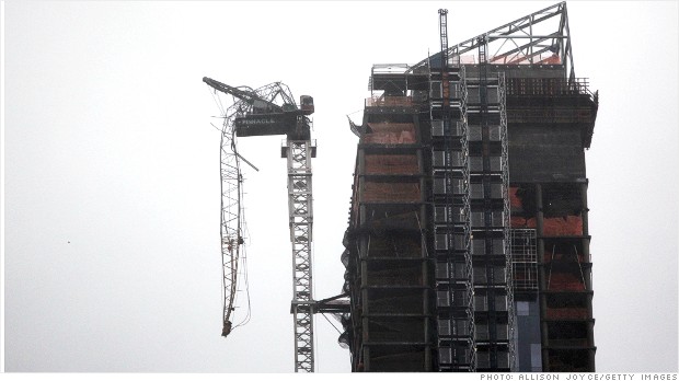 crane collapse hurricane sandy