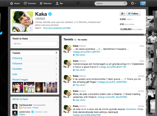 kaka twitter
