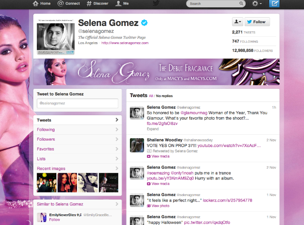 selena gomez twitter