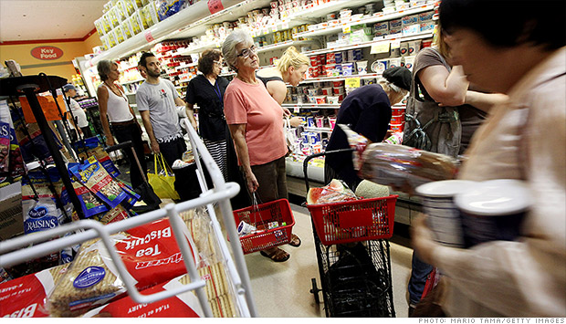 cpi grocery shopping