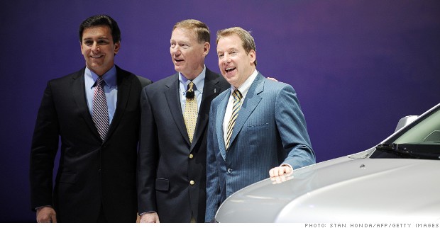 ford mark fields alan mulally bill ford jr