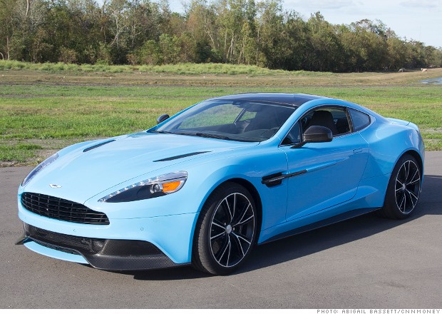 Aston Martin Vanquish Blue